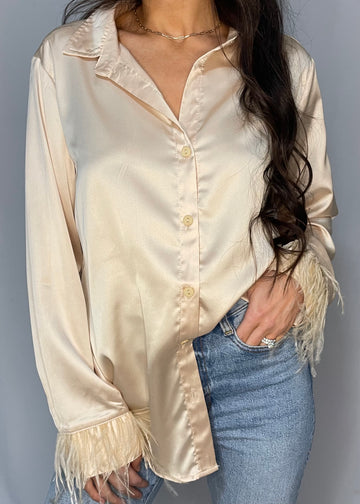 Feathered Blouse