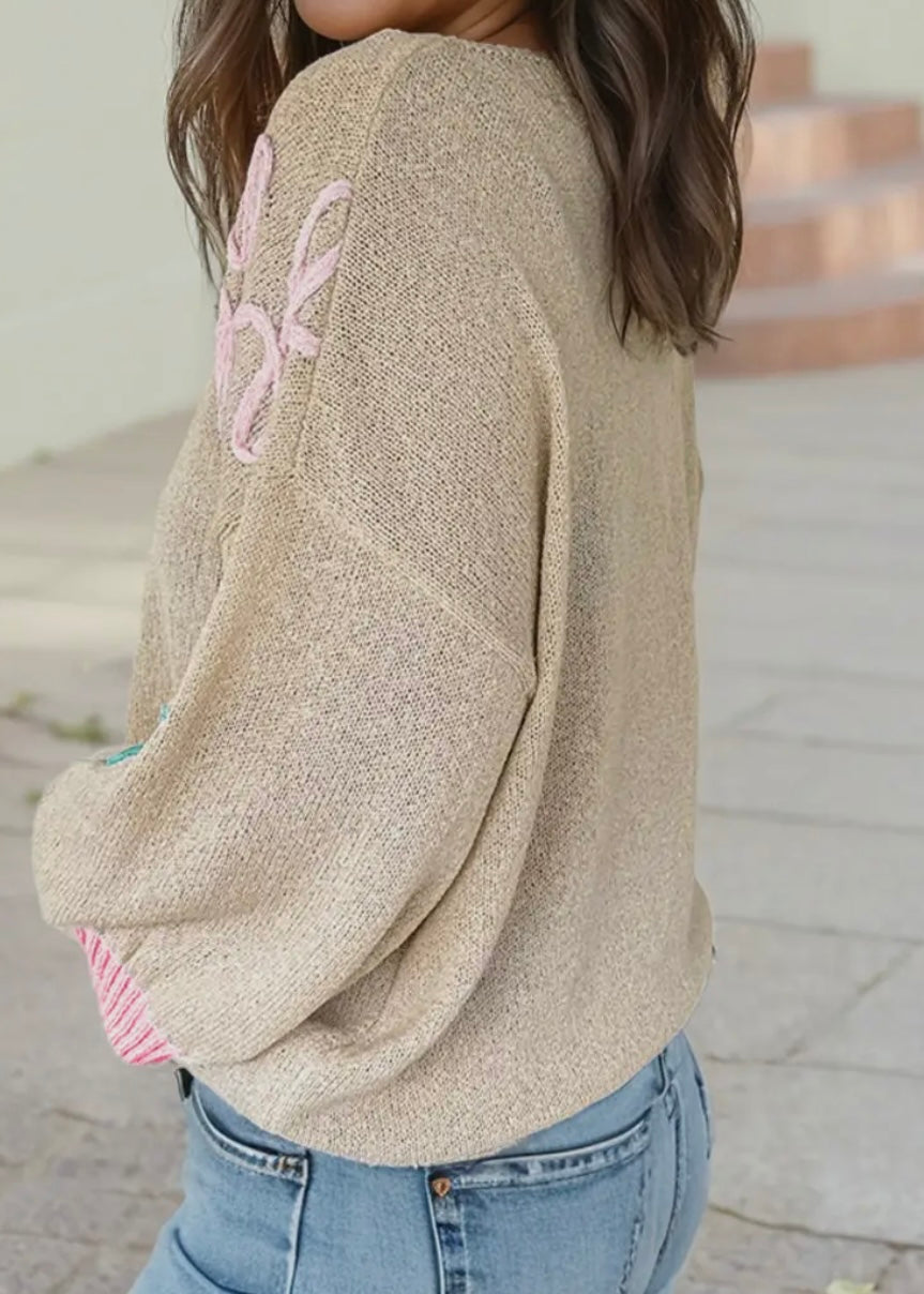 Sandy Floral Sweater
