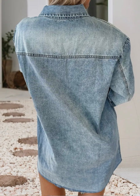 Denim Shirt Dress
